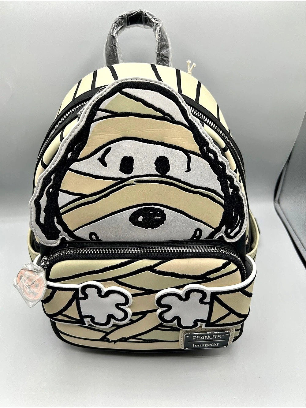 Loungefly Peanuts Snoopy Mummy Glow in the Dark Mini Backpack